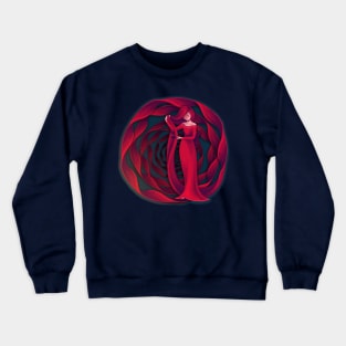 Crimson rose Crewneck Sweatshirt